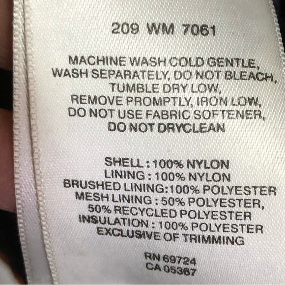 Vtg COLUMBIA Bugaboo Brown Orange Tan Colorblock Fleece Lined Collar Jacket M - Picture 12 of 12